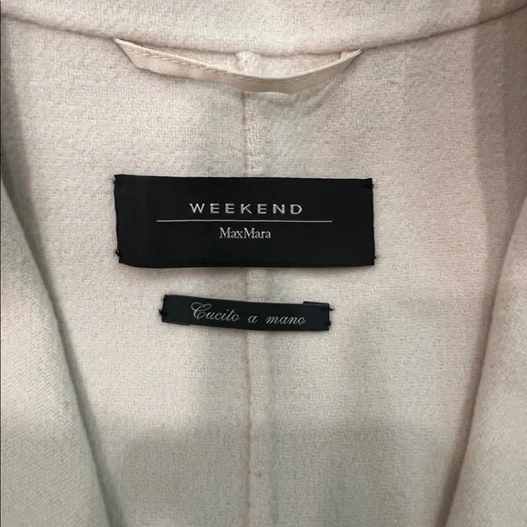 Weekend Max Mara Wool Cream Coat - Picture 5 of 14